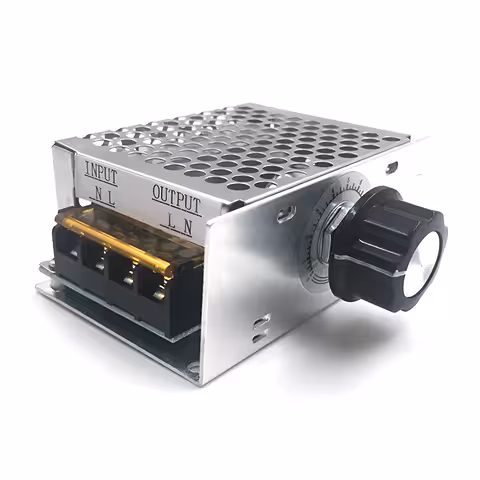 Вариатор на напрежение 220V AC 4000W – Регулатор на обороти за електрически мотор за ъглошлайф, вентилатор, аспиратор