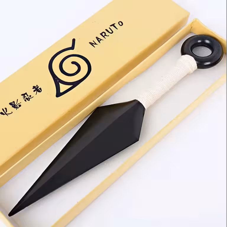 Нинджa нож Kunai Naruto – ABS пластмасова реплика 1:1 за фенове на аниме