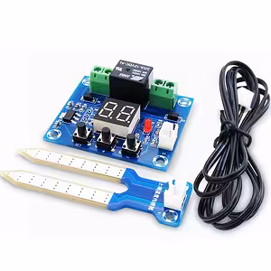 Модул сензор за влажност на почвата с реле 12V – контролер за автоматично напояване градина/оранжерия