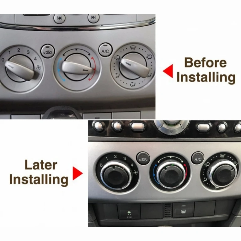 Комплект бутони за табло климатроник/AC – различна съвместимост
