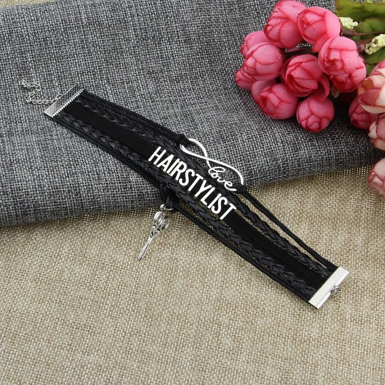 Персонализирана гривна за фризьори и коафьори