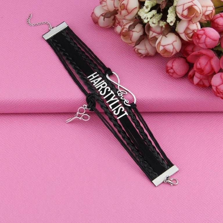 Мъжки плетен аксесоар, идеален за стилисти и фризьори