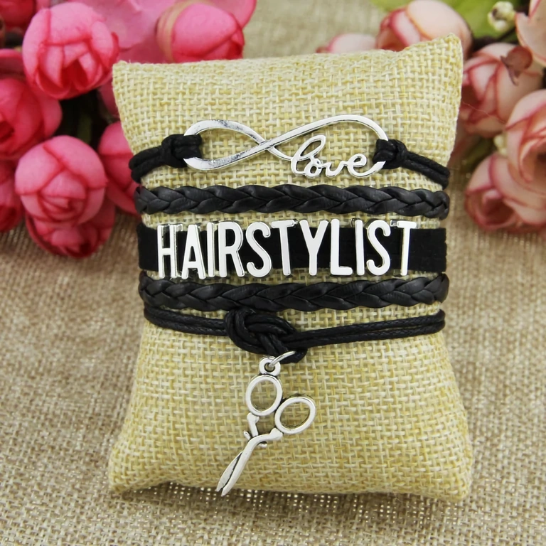 Декоративна гривна с инструменти за фризьор