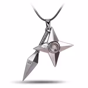 Синджир косплей Naruto Uzumaki с Kunai и Shuriken – аниме аксесоар