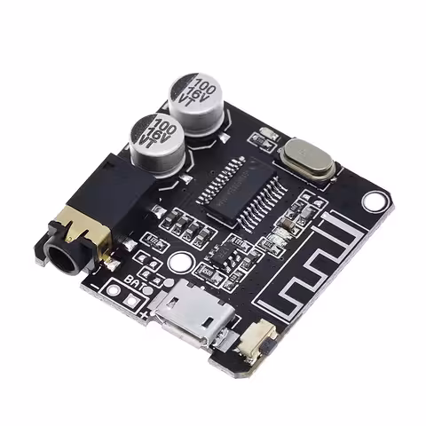 Аудио приемник Bluetooth 5.0 VHM-314 с USB – автомобилен адаптер, външна звукова карта, приложение телефон