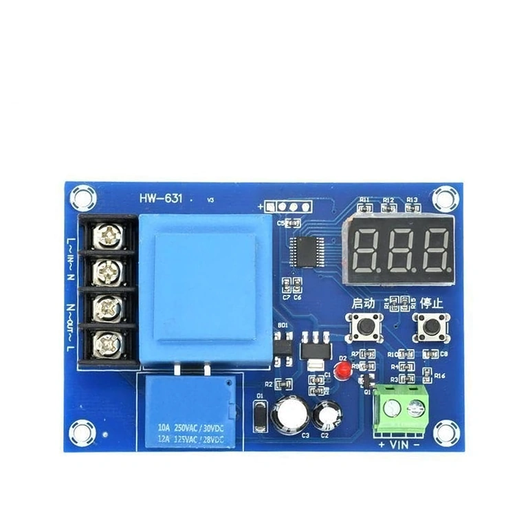 Електронен модул, захранван от 220V за контрол на батерии 3.7-120V