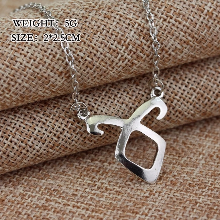 Сребърно фентъзи бижу, вдъхновено от Shadowhunters и City of Bones