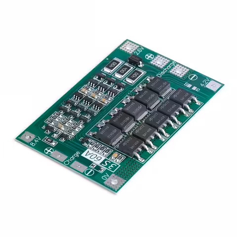 Модул BMS 3S 60A за акумулатори 18650 Li-Ion – защита зареждане, разреждане и балансиране
