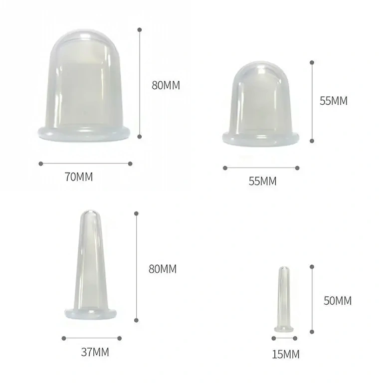 4 силиконови вендузи с различен размер за универсална употреба