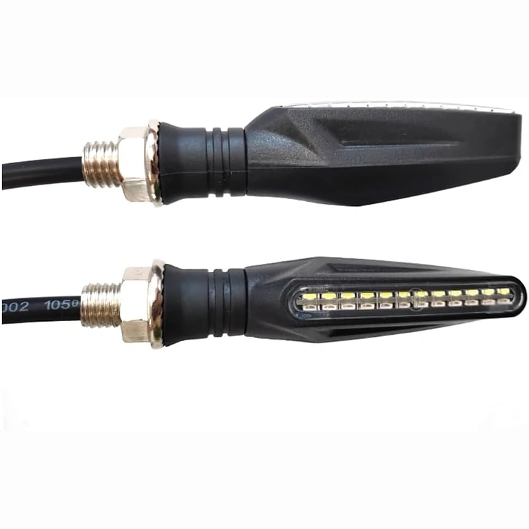 Жълти LED индикатори за сигнализация за ATV и скутери