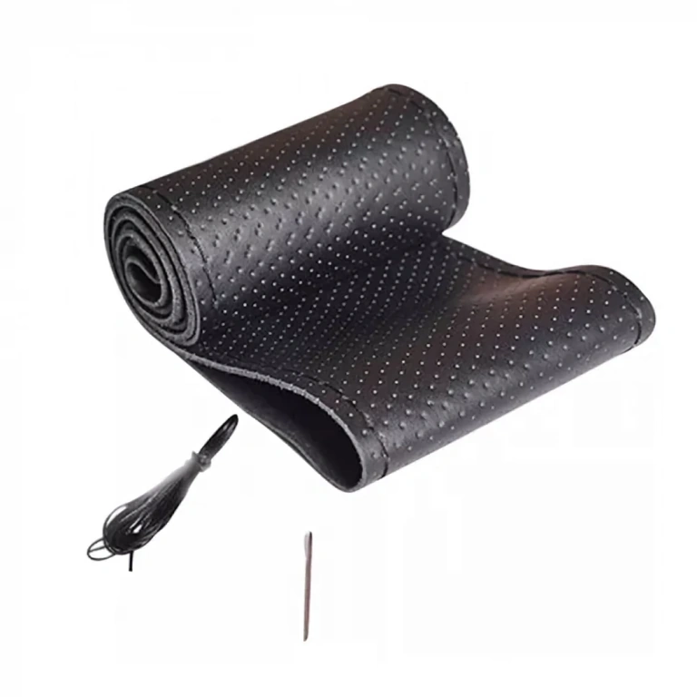 Универсален калъф от естествена кожа за автомобилни волани