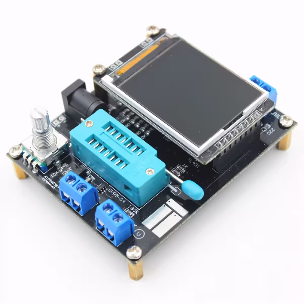 Анализатор на транзистори с цветен дисплей и автоматично откриване