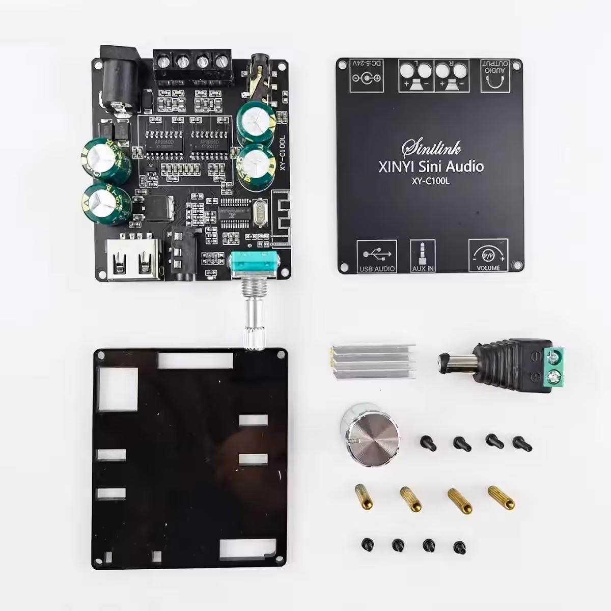 DIY аудио комплект със стерео Bluetooth усилвател