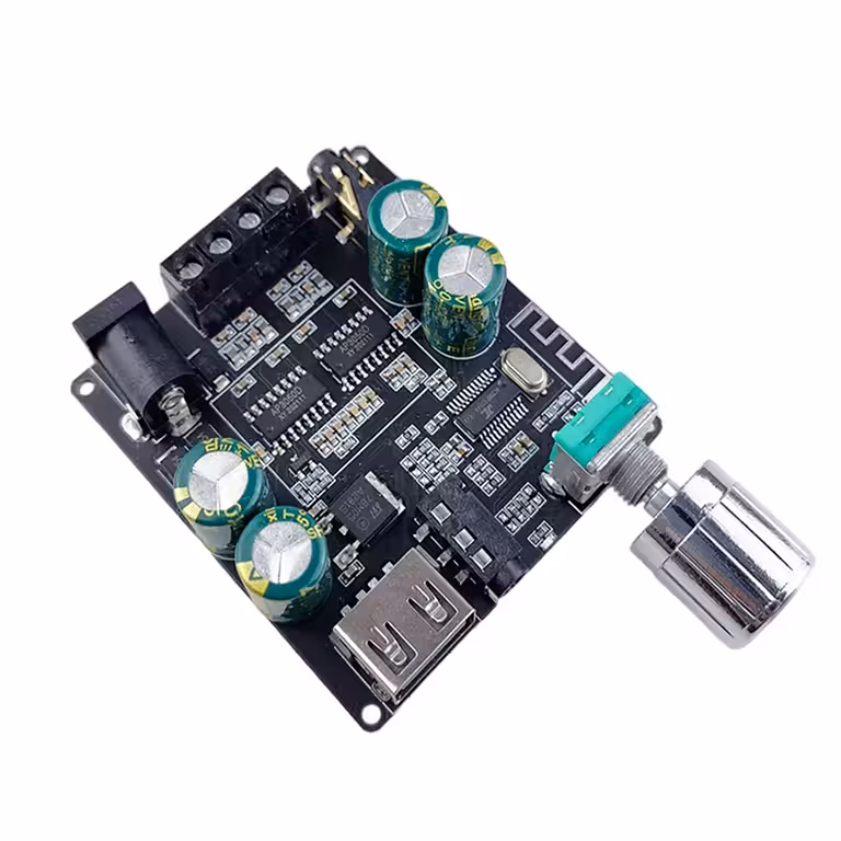 Аудио усилвател Bluetooth Hi-Fi 2x100W клас D – професионален автомобилен стерео модул