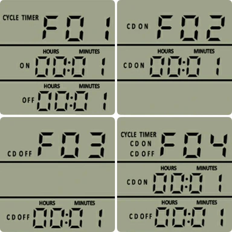 Настройки на термостатния контакт с налични режими и регулировки