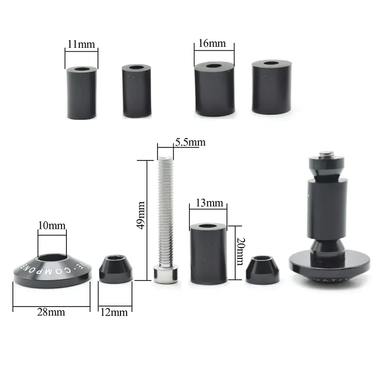 Тапи за кормило с 3 размера уплътнения за прецизно закрепване