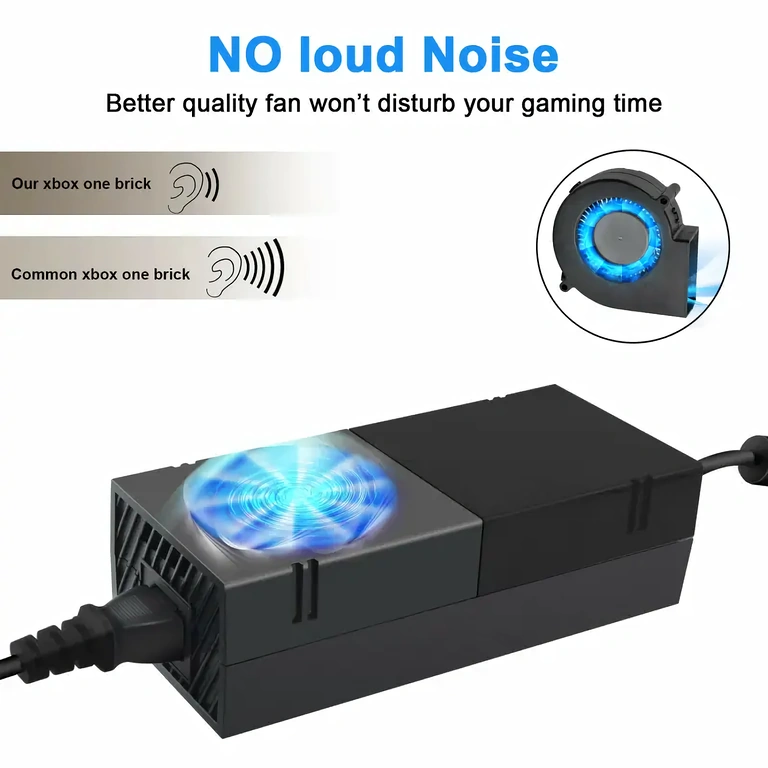 Съвместим захранващ адаптер за Xbox ONE с LED индикатор