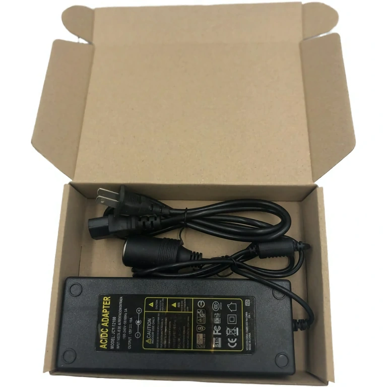 Конвертор 220V AC към 12V DC 10A за домашна и автомобилна употреба