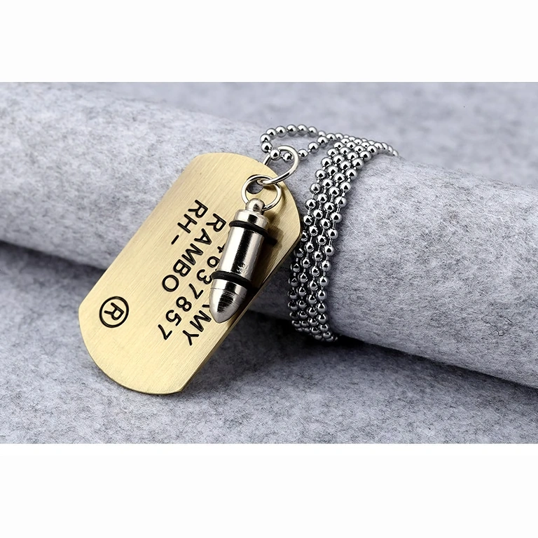 Dog tag плочка от неръждаема стомана, професионален и издръжлив вид