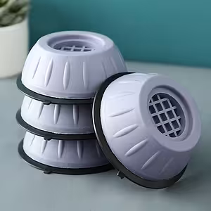 Гумени антивибрационни подложки за пералня и сушилня – комплект 4 броя против шум и хлъзгане