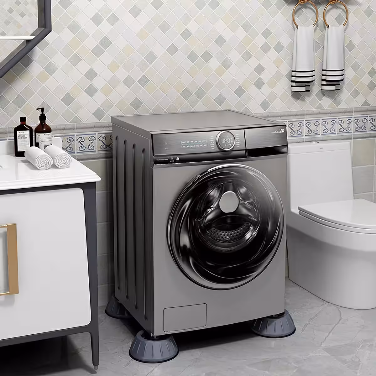 Стабилизиращ гумен държач против вибрации и плъзгане