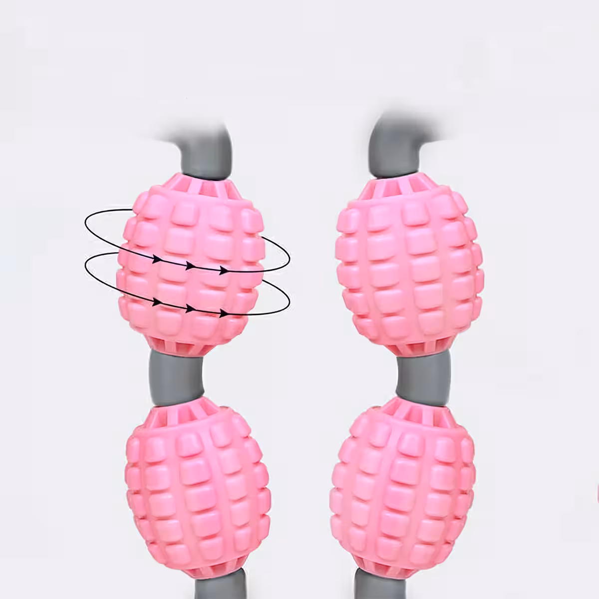 Ръчен антицелулитен апарат с 5 силиконови ролки за стегната кожа