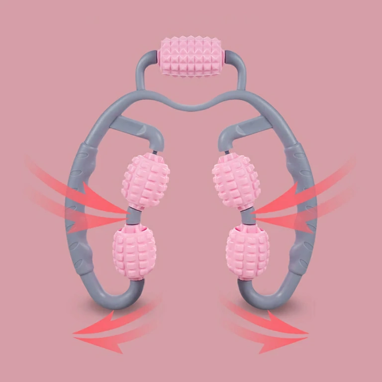 Масажор с силиконови ролки за тяло Антицелулитен и мускулен масаж със силиконови ролки за кожа и мускули