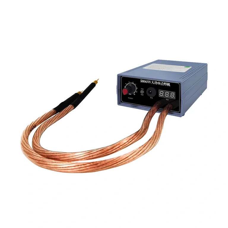 Преносим заваръчен уред с регулируеми степени за заваряване на никелови ленти