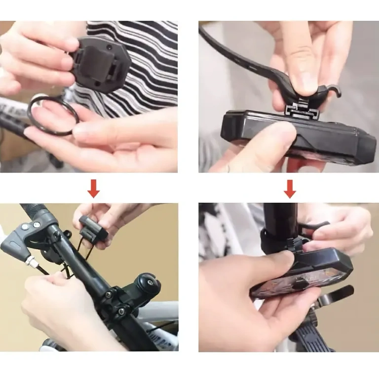 Заден сигнал за велосипед с дистанционно управление