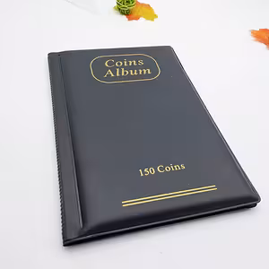 Албум за колекциониране на монети – класиор 150 джоба за нумизматика, марки, жетони