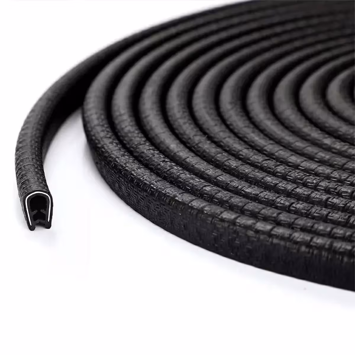 Черна гумена защитна лента за вратите на автомобила