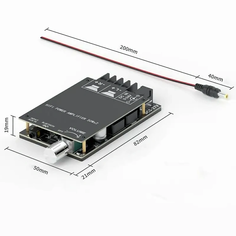 Компактен стерео цифров Hi-Fi усилвател 2x50W