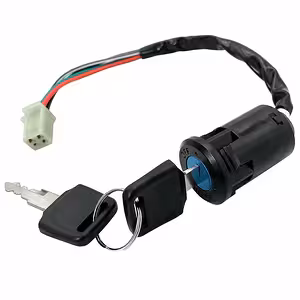 Контакт с ключ 4 жици универсален за ATV, китайски скутер, мото 50cc – 250cc (съвместим 70cc–200cc)