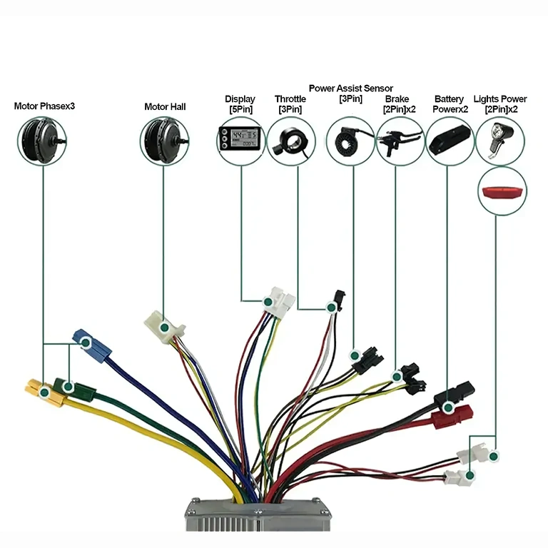 Контролер, съвместим с 48V батерии за тротинетки