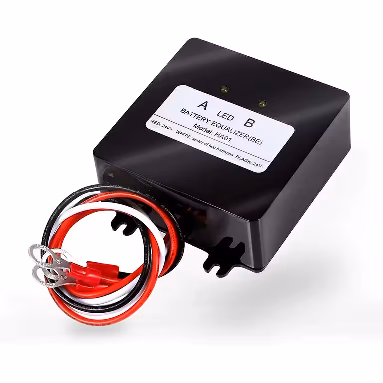Балансир за зареждане на батерии 12V за системи 24V / 36V / 48V – съвместим с Gel, AGM, оловно-киселинни
