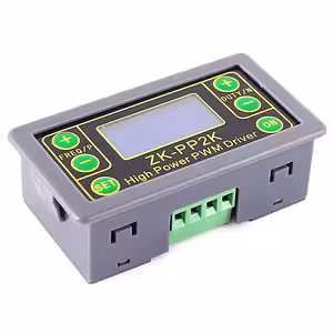 PWM регулатор 5V–24V 8A – контрол на обороти, сигнал и таймер