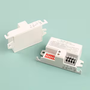 Сензор за движение с микровълни 360° за таван – автоматичен превключвател 220V бял