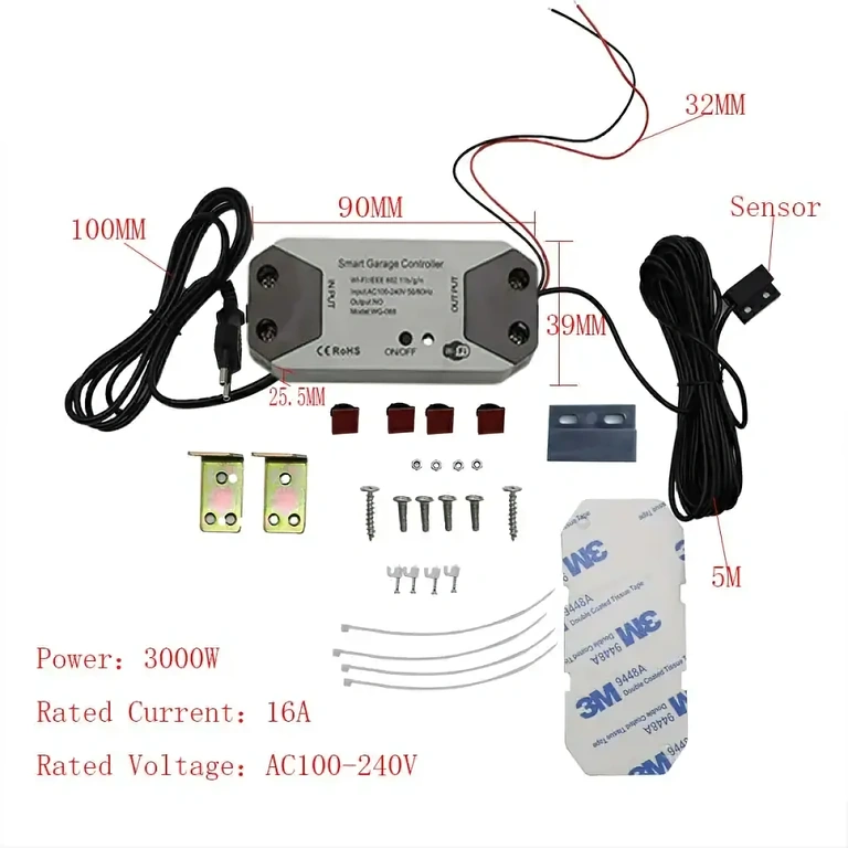 Tuya модул за плъзгаща се порта, с програмиране и интелигентни известия