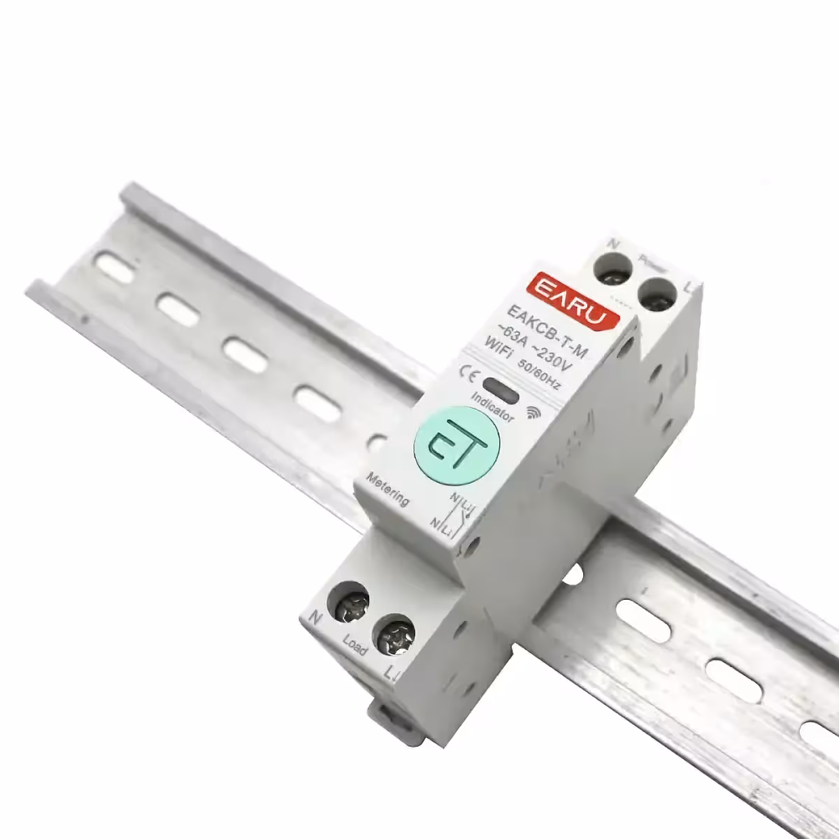 WiFi електромер, монтиран на DIN шина в електрическо табло