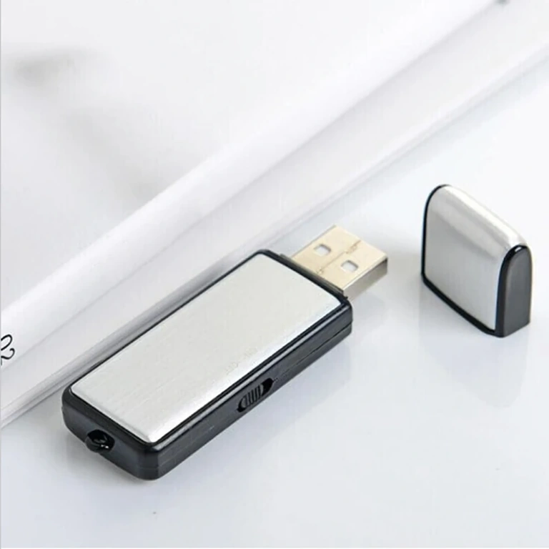 Шпионски USB диктофон с 16GB памет и чувствителен микрофон