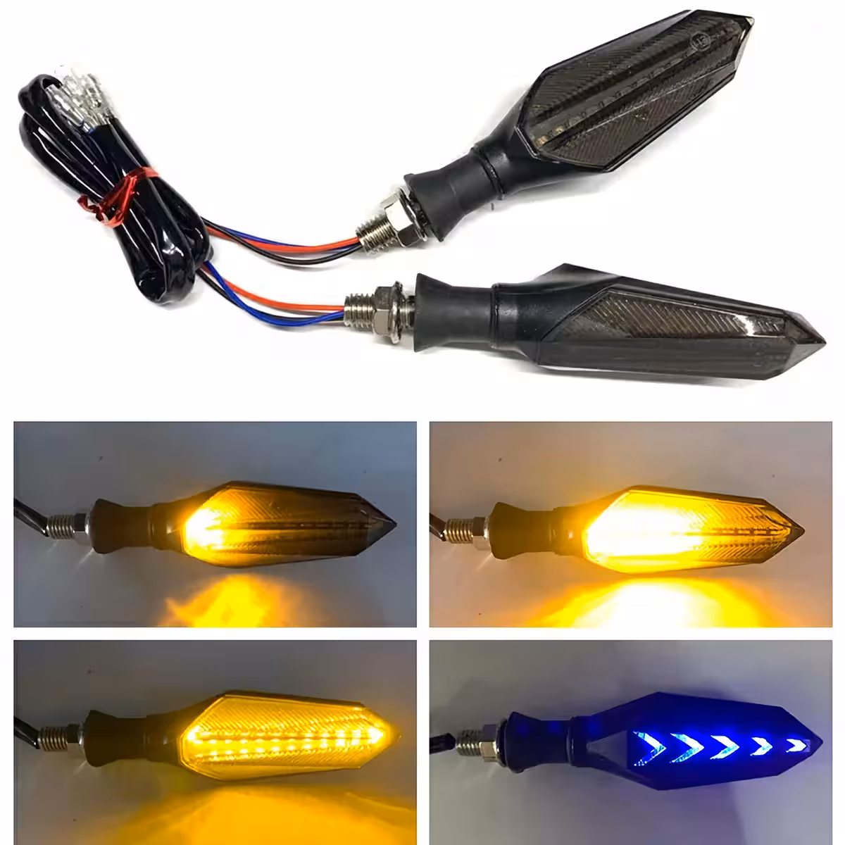 Мигачи с движеща се светлина за електрически скутери