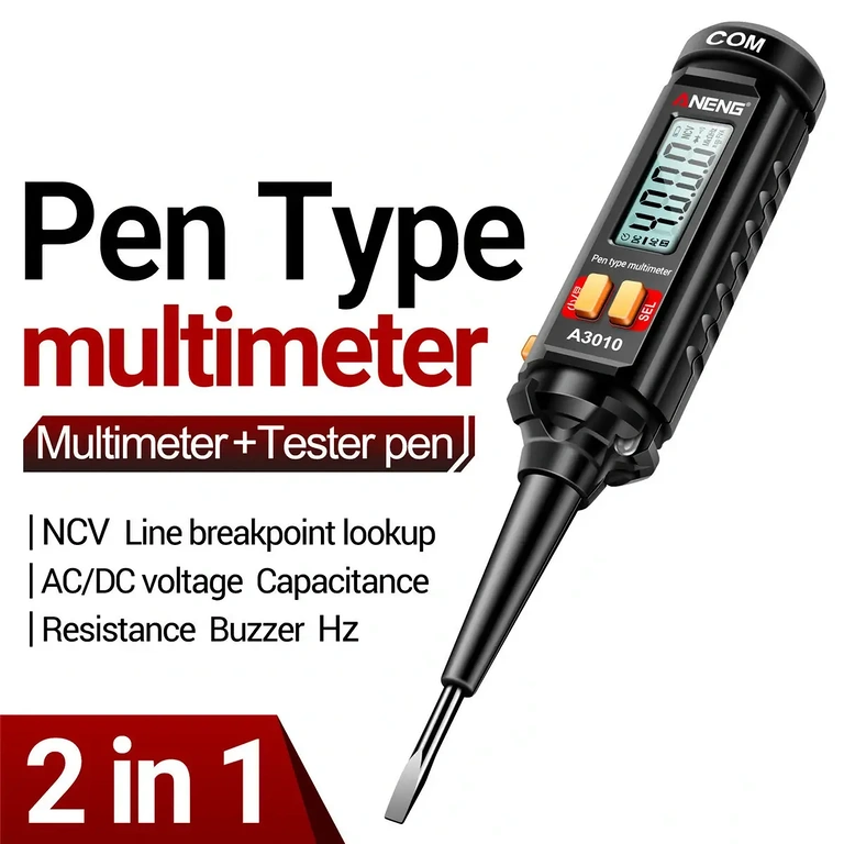 Тестер за напрежение с NCV функция за безконтактно откриване