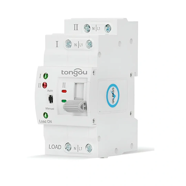 Страничен изглед на автоматичния превключвател