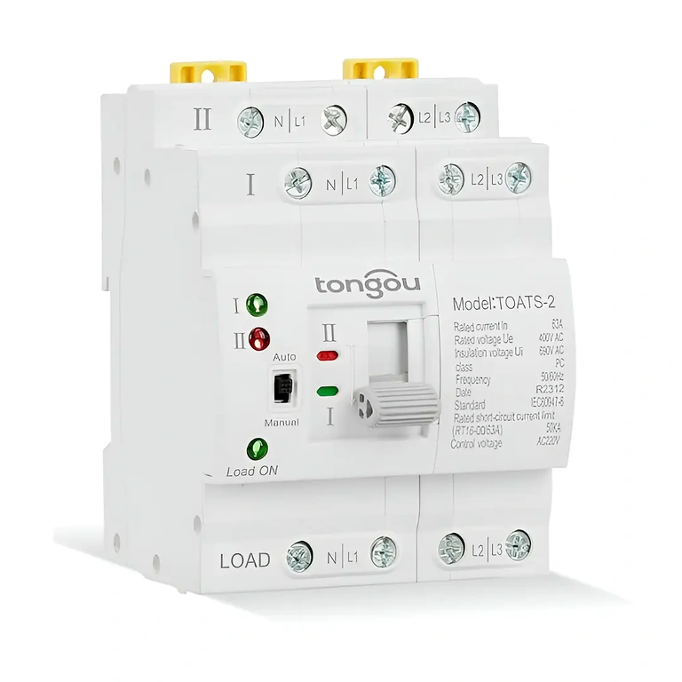 Трифазен ATS за управление на захранването в фотоволтаични системи