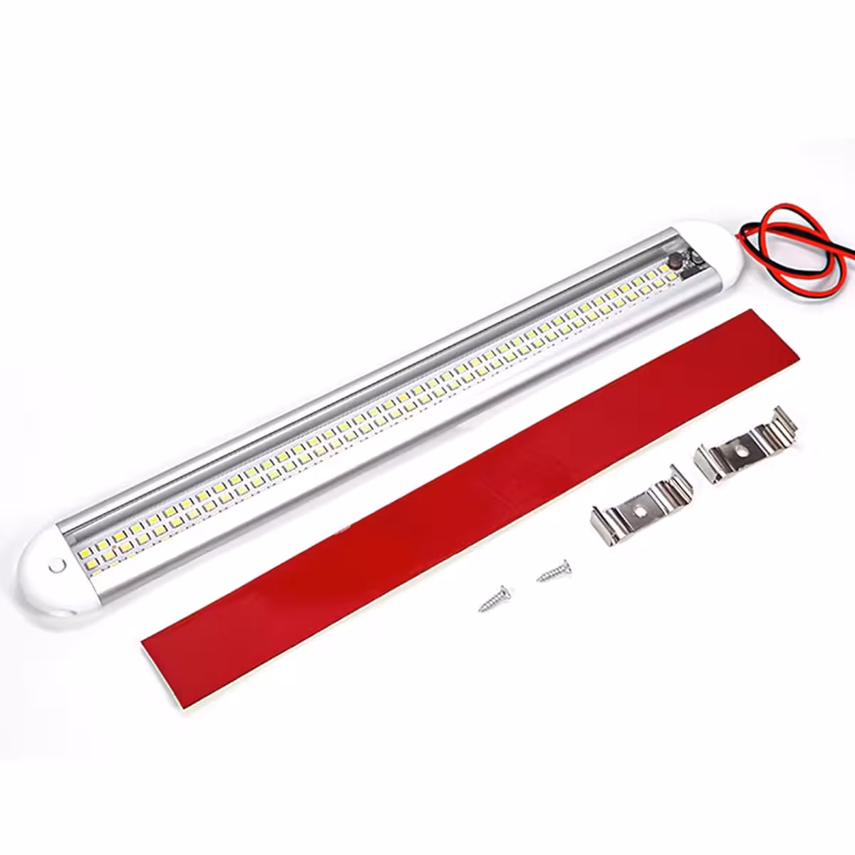 Съдържание на пакета: LED лампа и включените аксесоари за монтаж