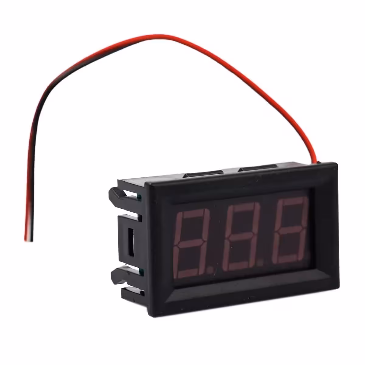 Цифров панелен волтметър 5V-120V, изключен, без активен дисплей