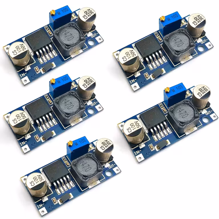 Комплект 5 броя: LM2596S DC-DC Step-Down 3A Регулатор на напрежение Buck Converter