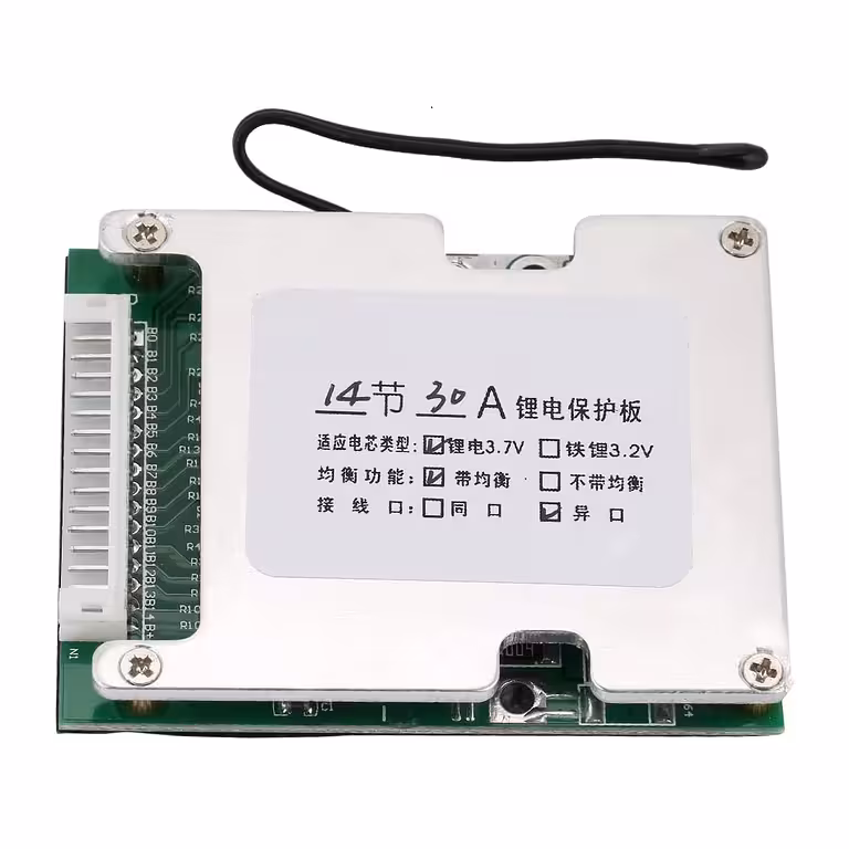 BMS 14S 52V 30A за Li-Ion батерии – защита и балансиране на акумулатори
