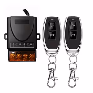 Реле с Дистанционно 12V–60V 30A – Превключвател 12v 24V с 2 RF Дистанционни 433MHz