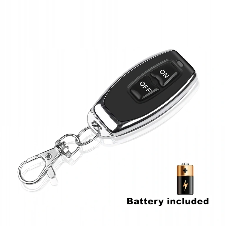 Пакетът включва RF433 контакт, дистанционно управление и ръководство за употреба